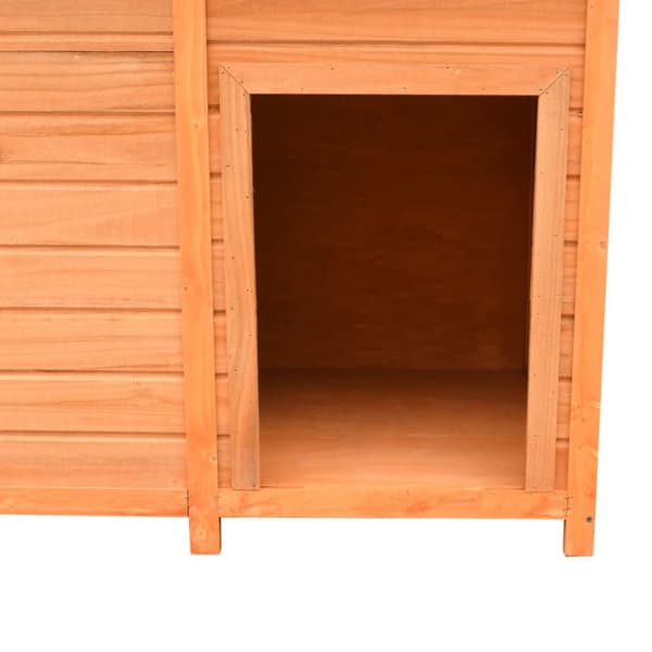 Koirankoppi mänty ja kuusi 120x77x86 cm - Koirankoppi - Koirankopit - Home & Living