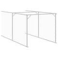 Pikkukuva 7 / 8: Koirankoppi/ulkotila v.harmaa 110x1017x110 cm galvanoitu teräs
