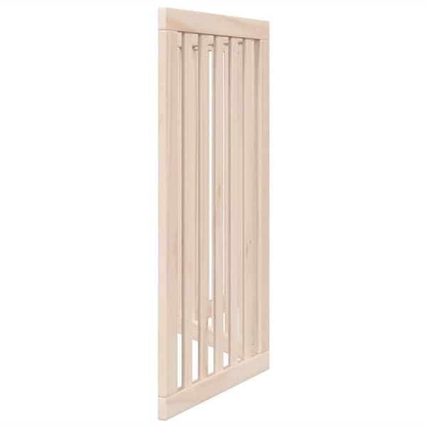 vidaXL hundelåge 3 paneler 150 cm poppeltræ