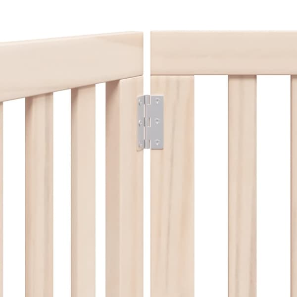 vidaXL hundelåge 3 paneler 150 cm poppeltræ