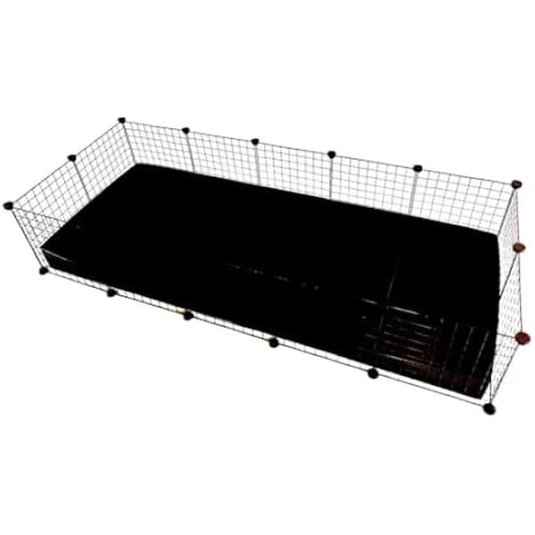 Modulbur - C&amp;C - 5 x 2 gris Kanin Heg - Svart - 180 x 75 x 37 cm