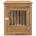 Miniatyrbilde 5 av 11: vidaXL Hundeburmøbler artisan eik 64,5x80x71 cm konstruert tre