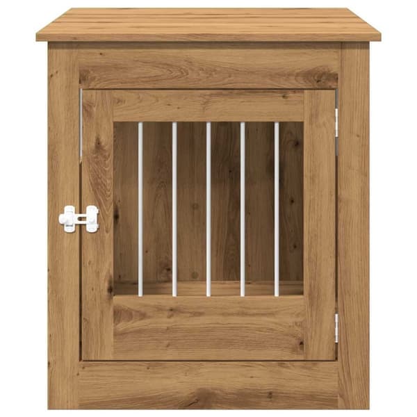 vidaXL Hundeburmøbler artisan eik 64,5x80x71 cm konstruert tre
