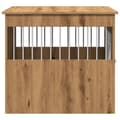 Miniatyrbilde 7 av 11: vidaXL Hundeburmøbler artisan eik 64,5x80x71 cm konstruert tre