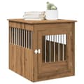Miniatyrbilde 2 av 11: vidaXL Hundeburmøbler artisan eik 64,5x80x71 cm konstruert tre