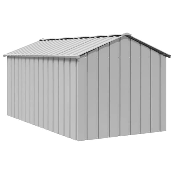 vidaXL Hundehus med tak 114x202x101 cm galvanisert stål
