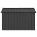 Miniatyrbilde 4 av 8: vidaXL Hundehus med tak 113x153x101 cm galvanisert stål