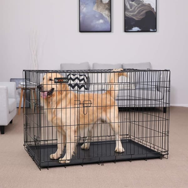 Dog Cage - Puppybench - Sort