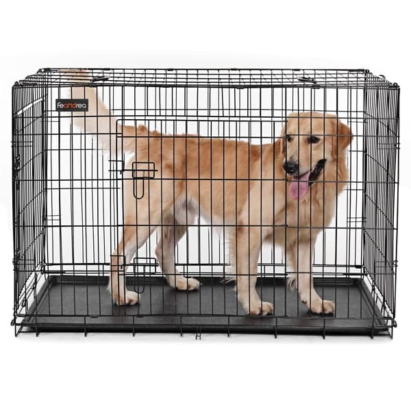 Dog Cage - Puppybench - Sort