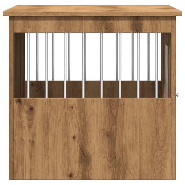 vidaXL Hundbur artisan ek 45x62x59 cm konstruerat trä