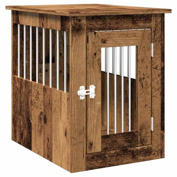 vidaXL Hundeburmøbler gammelt tre 45x62x59 cm konstruert tre