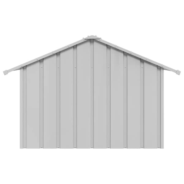 vidaXL Koiratalo katolla 83x130x85 cm galvanoitua terästä