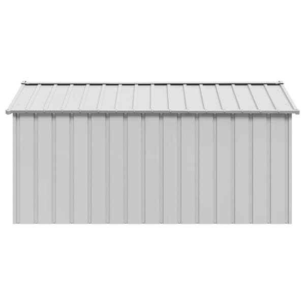 vidaXL hundehus med tag 114x202x101 cm galvaniseret stål