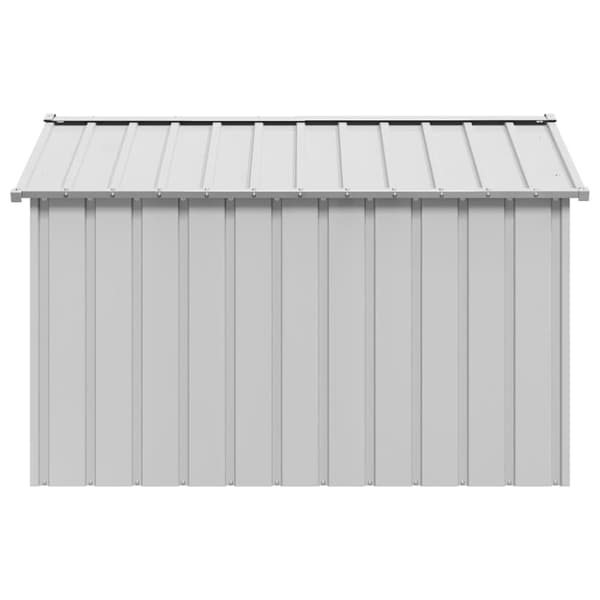 vidaXL hundehus med tag 113x153x101 cm galvaniseret stål