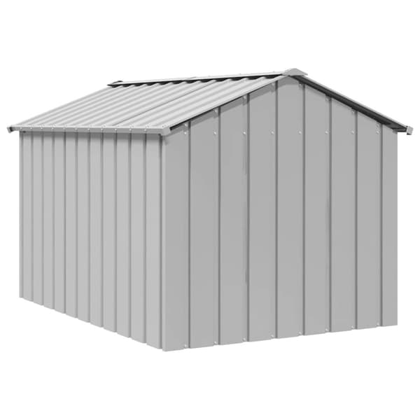 vidaXL hundehus med tag 113x153x101 cm galvaniseret stål