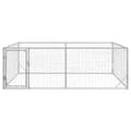 Miniatyrbillede 3 af 8: vidaXL udendørs hundegård med dør 3x2x1 m galvaniseret stål