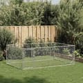 Miniatyrbillede 2 af 8: vidaXL udendørs hundegård med dør 3x2x1 m galvaniseret stål