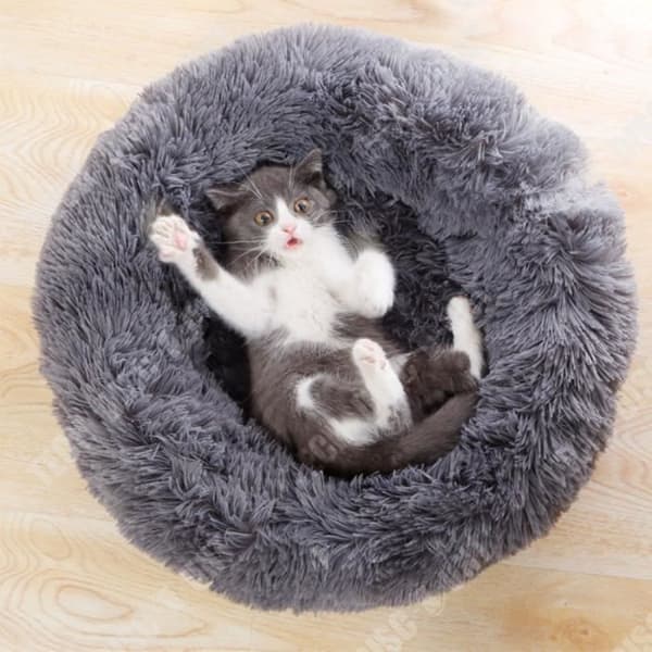TD® Nisch rund för husdjur Diameter 120 cm Fuktresistent och halkfri Bekväm och mjuk Luddar inte