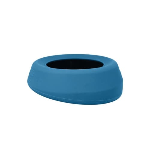 Kurgo - Splash Free Wander Dog Water Bowl, blue 710 ml