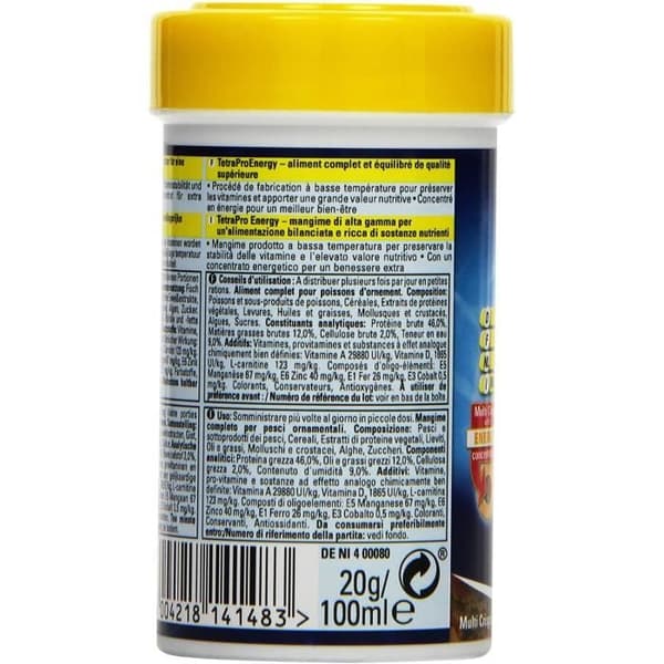 Mat - Tetra - Pro Energy Premium - 100 ml - Exotisk fisk - Vuxen