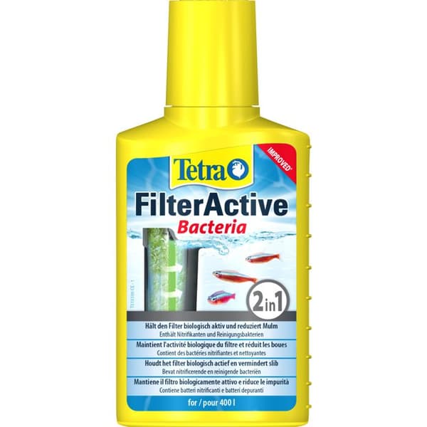 Akvariumbehandlingsprodukt - Tetra - Filteractive 100ml - Kalltvattenfisk - 100ml - Effektiv