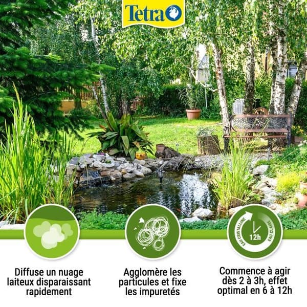 TETRA Pond Crystal Water Conditioner - För dammfisk - 1L