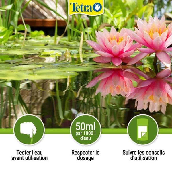 TETRA Pond Crystal Water Conditioner - För dammfisk - 1L