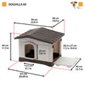 Miniatyrbild 2 av 2: Nisch för hundar - Ferplast - DOGVILLA 60 - Termoplastisk resin - 58 x 48 x 44 cm - Utomhus