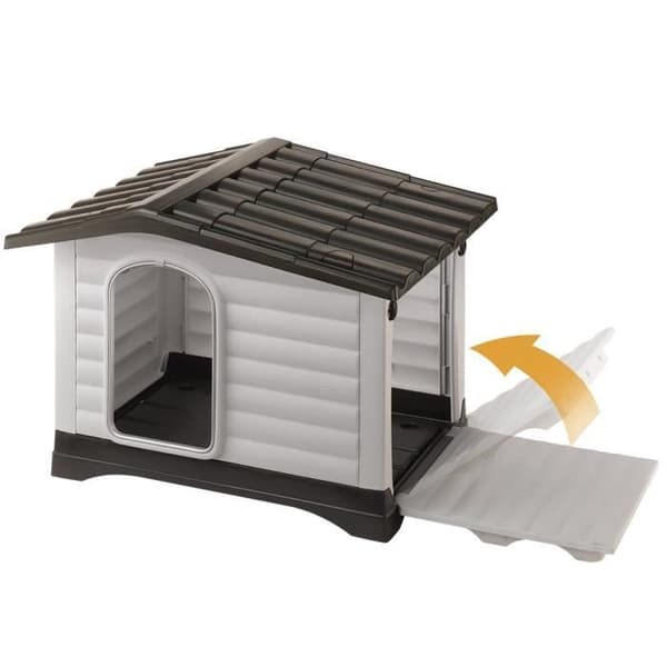 Ferplast Doghouse Villa 70 Grå 73 x 59 x 53 cm 87253099