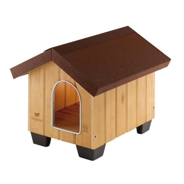 Nisch för hundar - Ferplast - Domus Mini - Trä - 50 x 65 x 47,5 cm - Utomhus