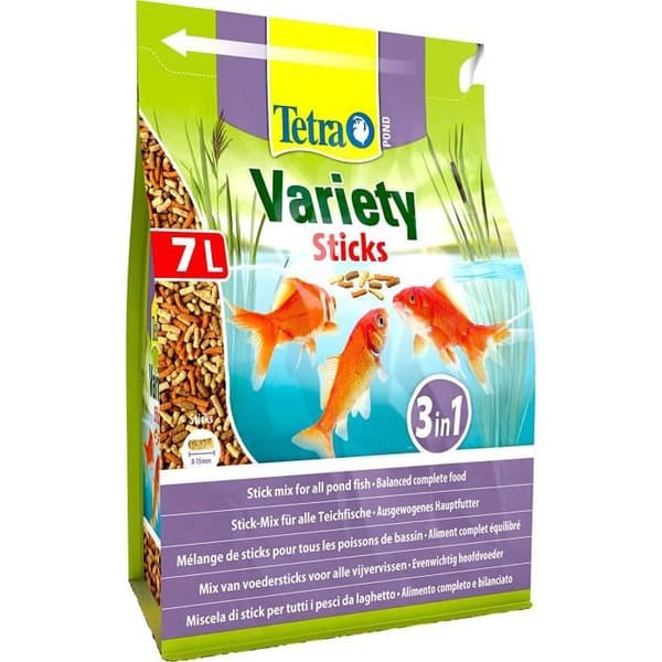 Tetra Assorted Pond Fish Sticks, mix för All Pond Fish, 7 liter - T454