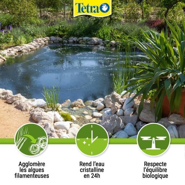 TETRA Anti-alger för trädgårdsdammar - Tetra Pond Algorem - 500 ml