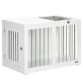 Miniatyrbillede 1 af 9: Hundebur, 80x50x56.5 cm, Hvid