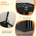 Miniatyrbillede 6 af 9: Hundebur, 80x50x56.5 cm, Sort