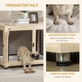 Miniatyrbillede 7 af 9: Hundebur, 94x60x71.5 cm, Eg