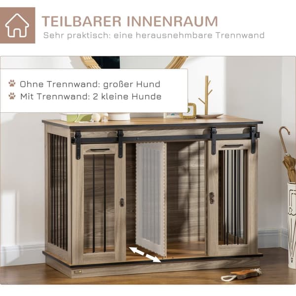 Hundebur, 120x60x88.5 cm, Eg