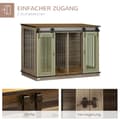 Miniatyrbillede 5 af 9: Hundebur, 120x60x88.5 cm, Eg