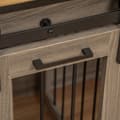 Miniatyrbillede 9 af 9: Hundebur, 120x60x88.5 cm, Eg