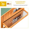 Miniatyrbillede 6 af 9: Lille Dyreindhegning, 156x58x68 cm, Orange