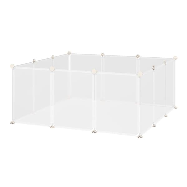 Pet løbegård, D06-101, 105x105x45 cm, Hvid
