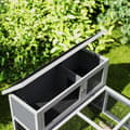 Miniatyrbillede 8 af 11: Rootz 2 Level Rabbit Stable - Hutch - Bunny House - Winter -Proof, Easy Clean - 122 cm x 95 cm x 93,5 cm