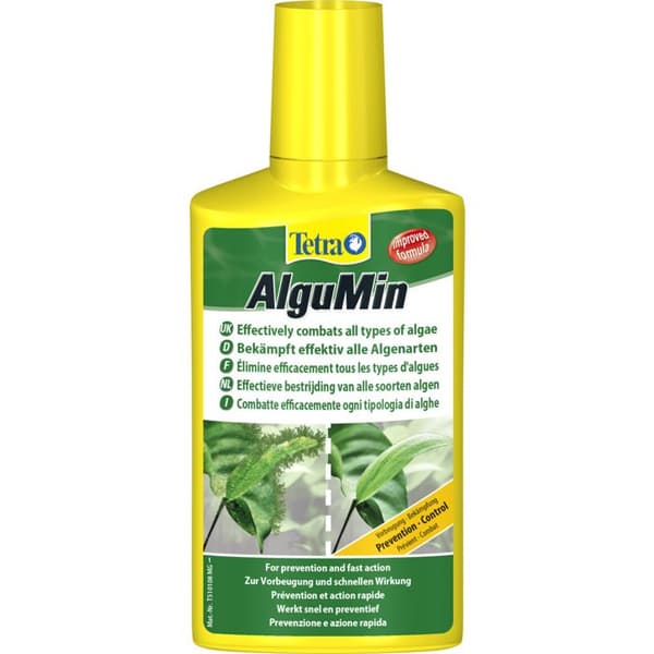 Tetra Algumin - Tetra - 500 Ml - Behandling för fisk - Färskt och saltvatten - Exotiskt och akvarium