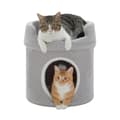 Miniatyrbild 2 av 2: Katt Hus, Dubbel-Däck Design, Mjuk Plyschmaterial,AMT0294GY, Som bild