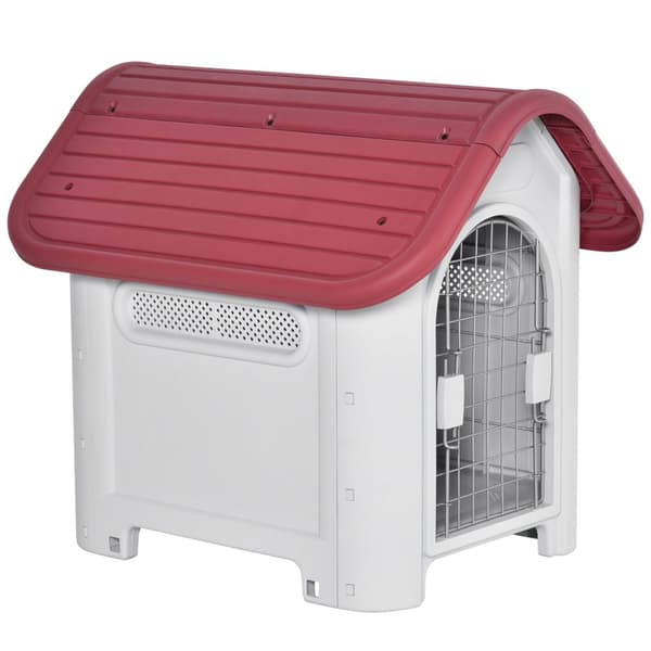Hundehus, Ventileret Design, Vejrbestandigt Tag