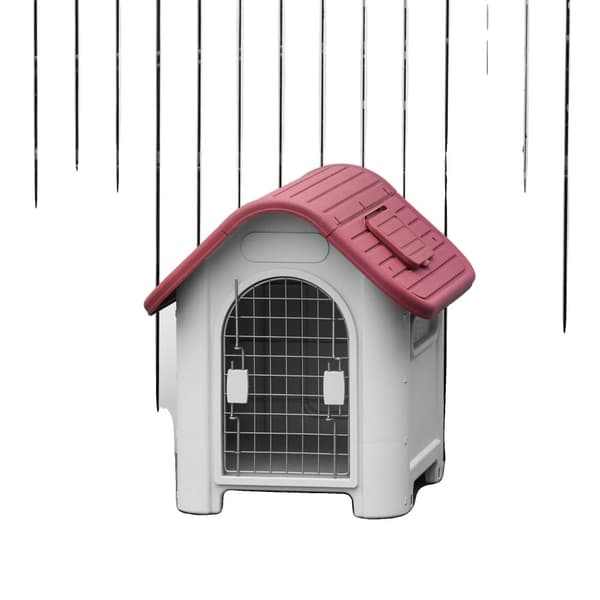 Hundehus, Ventileret Design, Vejrbestandigt Tag
