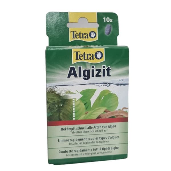 Algizit Tabletter - Tetra - 10 Tabletter - För Exotiska Fiskar - Vårda Vattenlevande Djur - Online Djuraffär