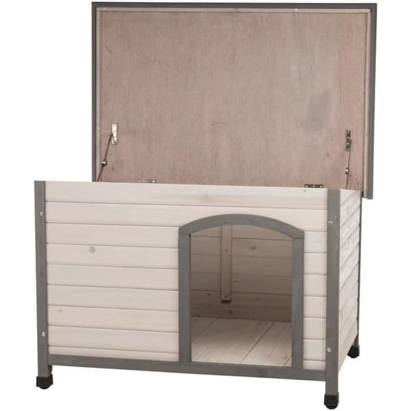 TRIXIE - Natura - Kennel för hundar Storlek M 104 × 72 × 68 cm. Klassiskt platt tak