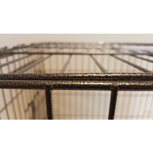 Topmast Dog Crate Premium Black Silver Coating