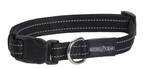 BUSTER reflekterande ställbart, 10x280-400 mm Blå Hundhalsband Svart One-size