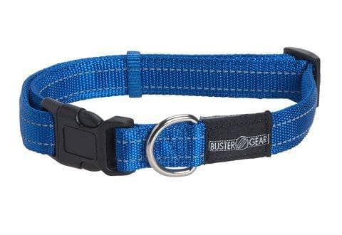 BUSTER reflekterande ställbart, 20x400-550 mm Hundhalsband Blå One-size